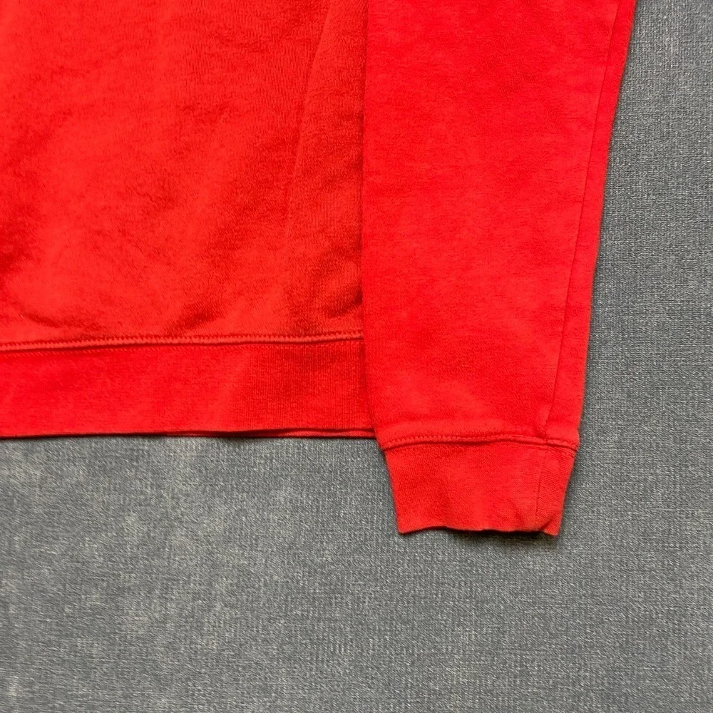 Nike 3Brand Hoodie Boys XL 13-15Yrs Red Fleece Lined Raglan Sleeve Pullover